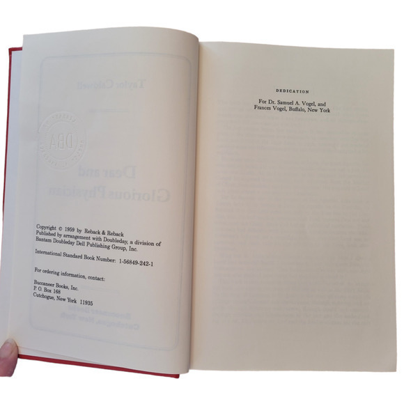 Dear Glorious Physician‎ By Taylor Caldwell 1959  Hardcover book - Picture 6 of 10